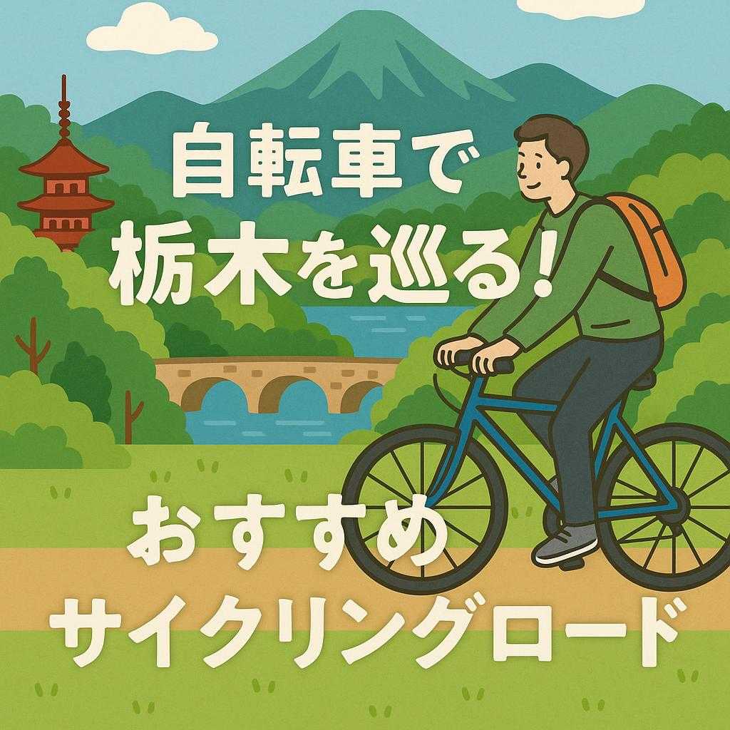 自転車で栃木を巡る！おすすめサイクリングロード