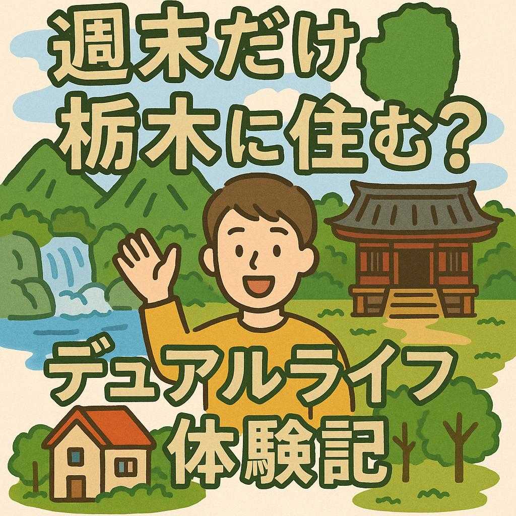 週末だけ栃木に住む？デュアルライフ体験記