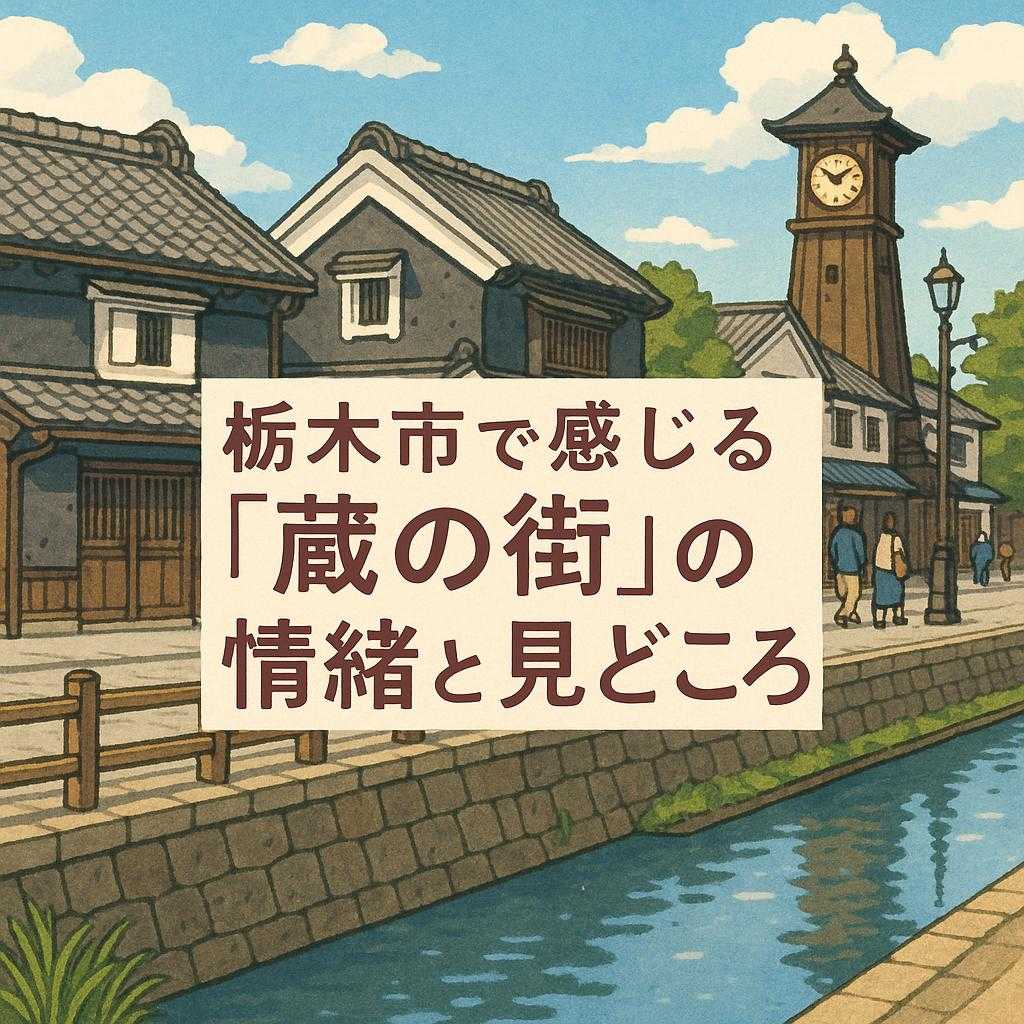 栃木市で感じる「蔵の街」の情緒と見どころ