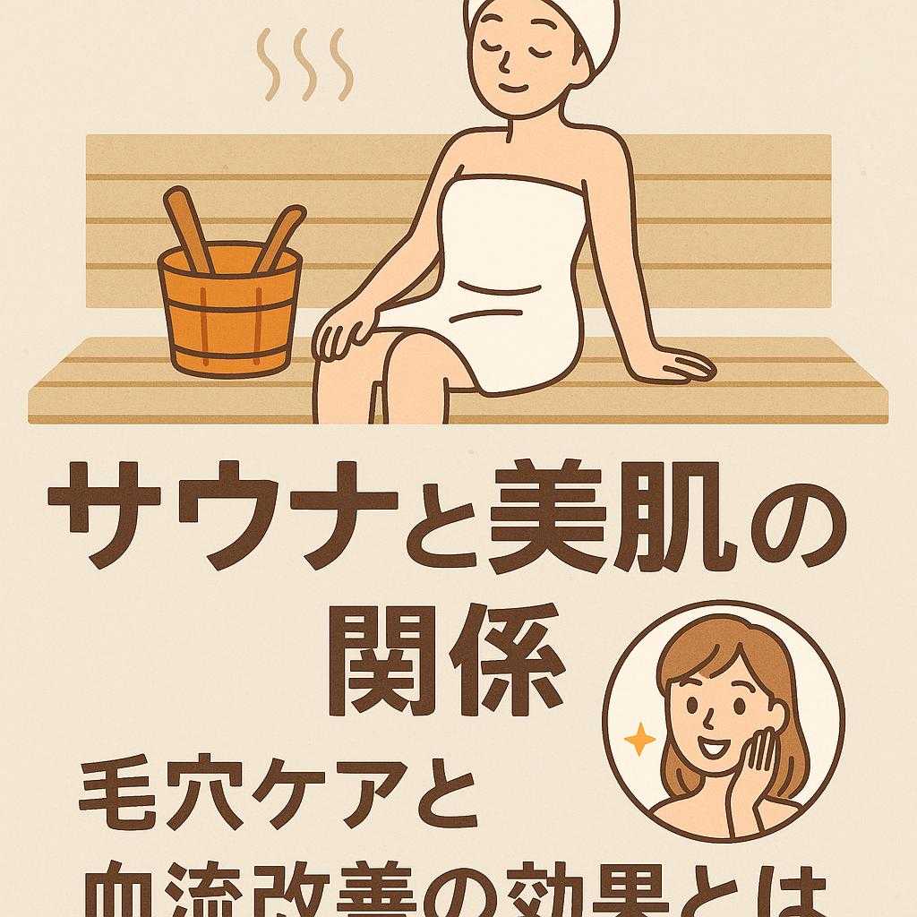 サウナと美肌の関係｜毛穴ケアと血流改善の効果とは