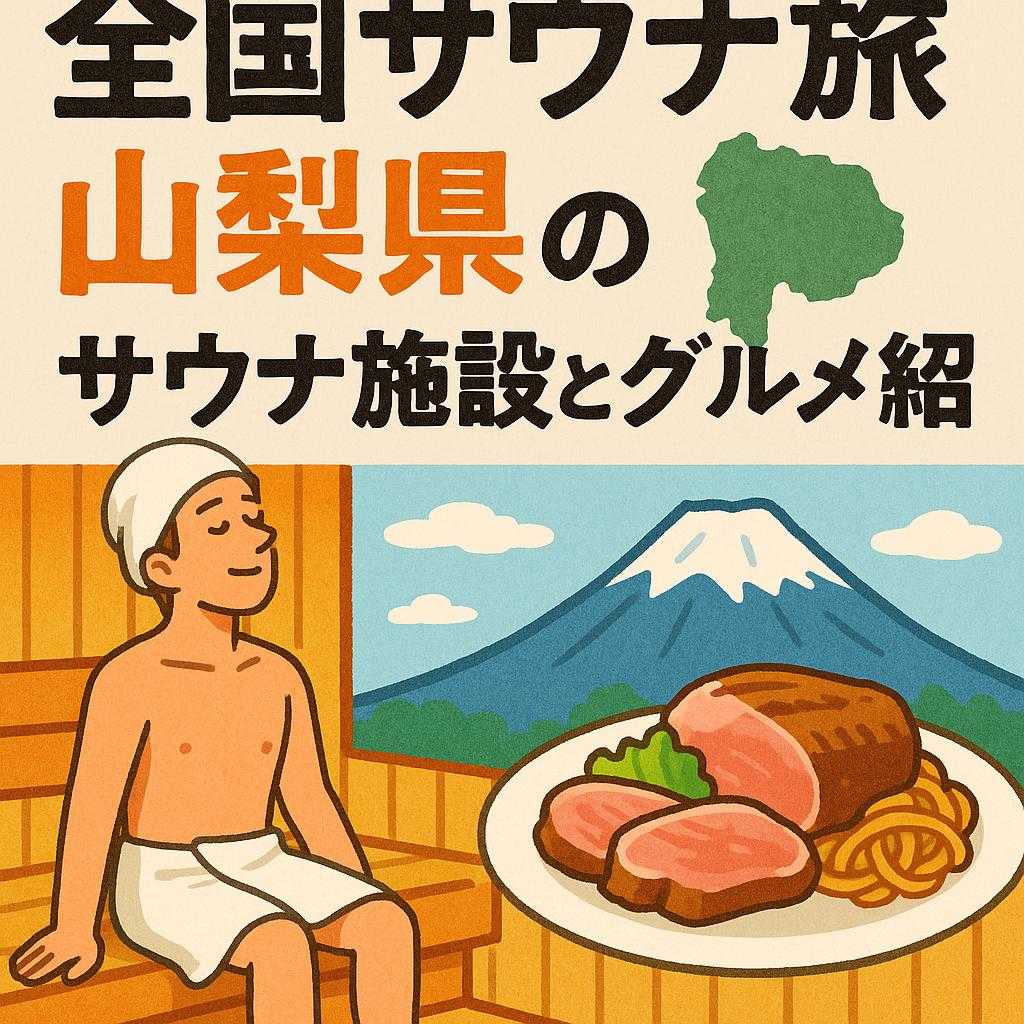 全国サウナ旅┃山梨県のサウナ施設とグルメ紹介