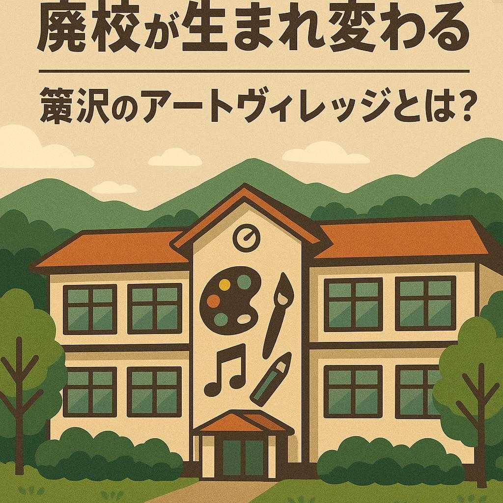 廃校が生まれ変わる｜簑沢のアートヴィレッジとは？