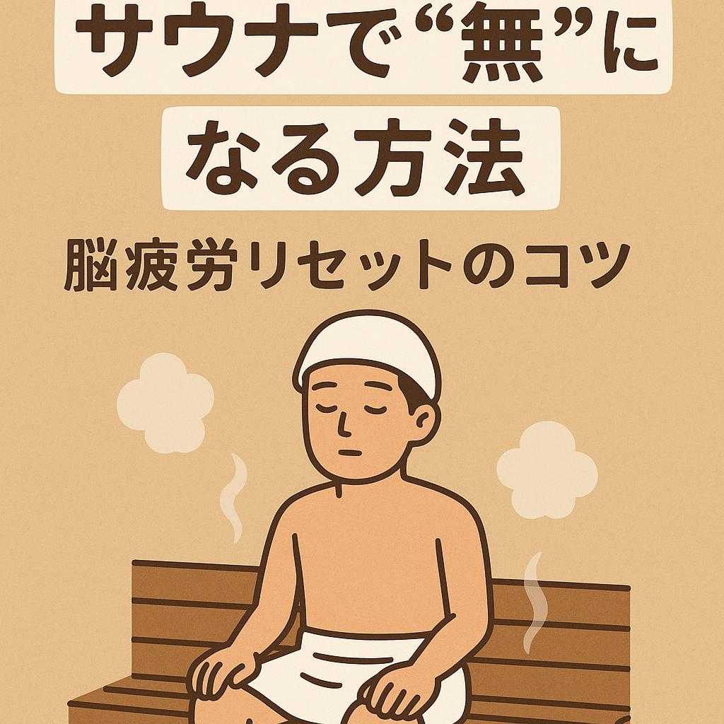 サウナで“無”になる方法｜脳疲労リセットのコツ