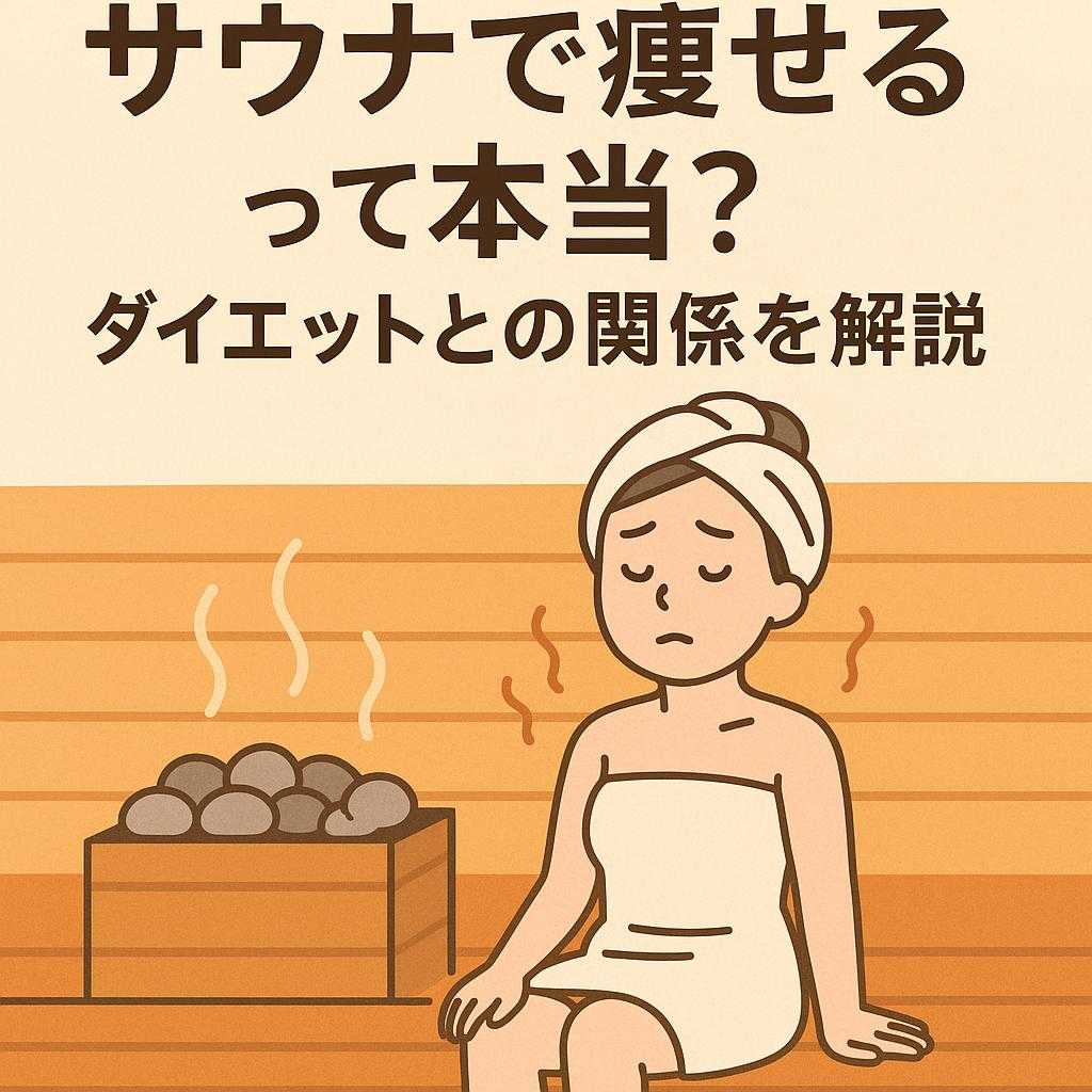 サウナで痩せるって本当？ダイエットとの関係を解説