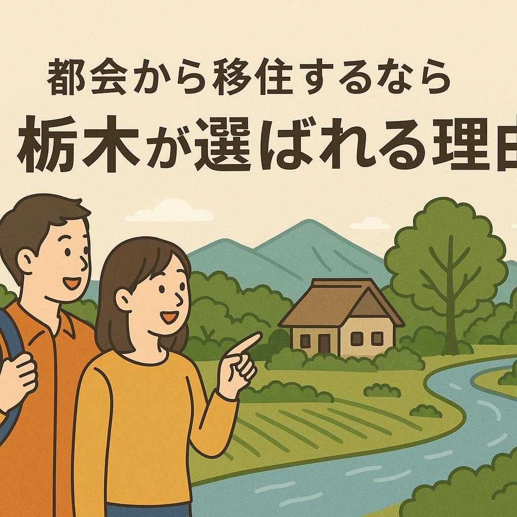 都会から移住するなら栃木が選ばれる理由