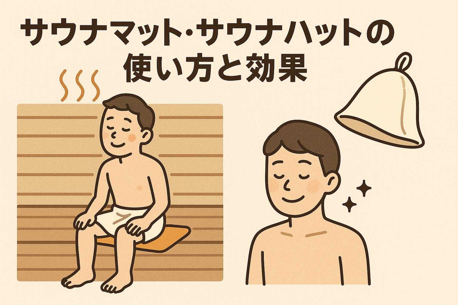 サウナマット・サウナハットの使い方と効果