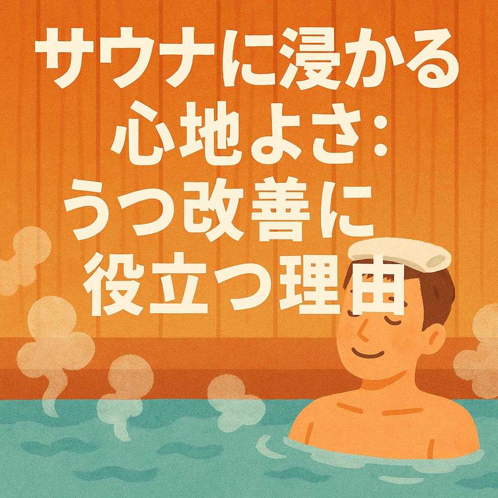 サウナに浸かる心地よさ：うつ改善に役立つ理由