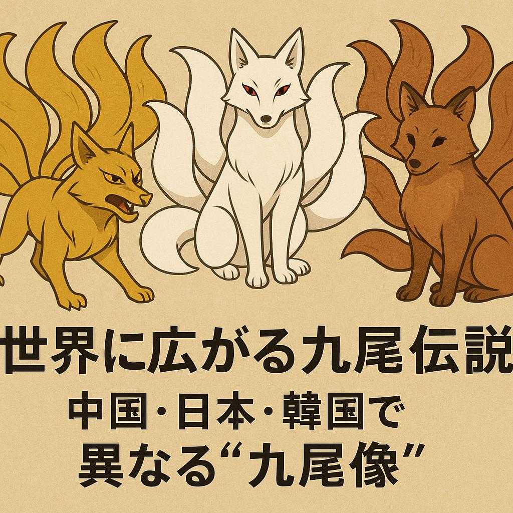 世界に広がる九尾伝説：中国・日本・韓国で異なる“九尾像”