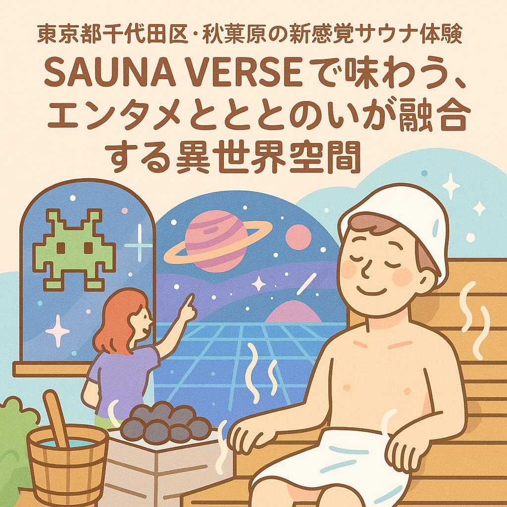 東京都千代田区･秋葉原の新感覚サウナ体験：SAUNA VERSEで味わう、エンタメとととのいが融合する異世界空間
