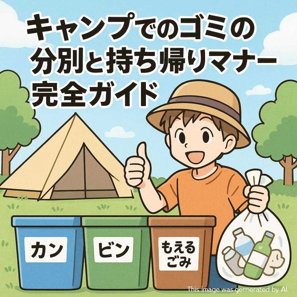 キャンプでのゴミの分別と持ち帰りマナー完全ガイド