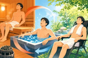 サウナ温冷交代浴の効果と正しいやり方｜注意点も解説